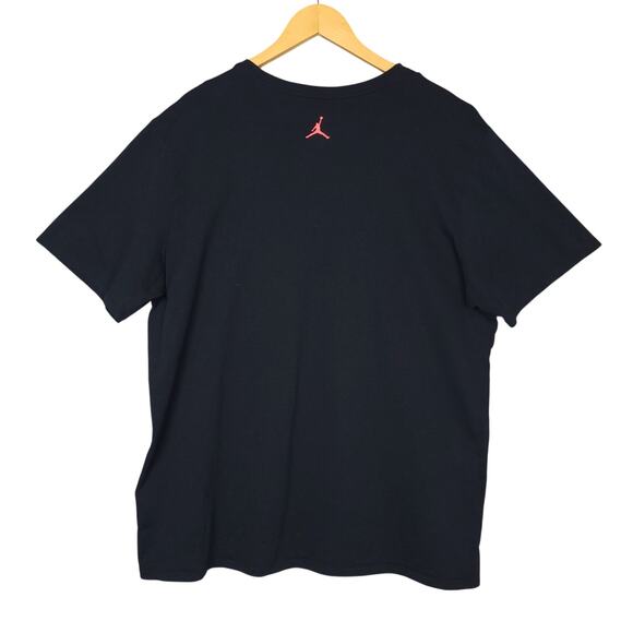 Air Jordan Men's Graphic T-Shirt Sz XXL Trippy Star Design Black Gray Red - Picture 5 of 8